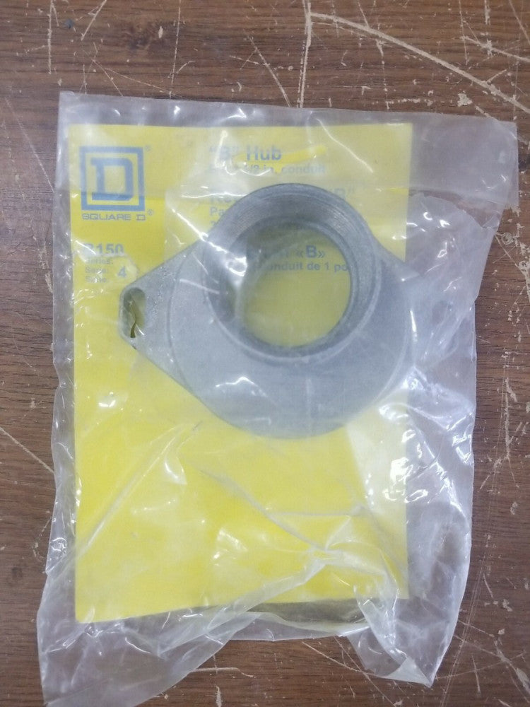 Square D B150 1-1/2" Rainproof Bolt-on Conduit Hub, Schneider Electronics