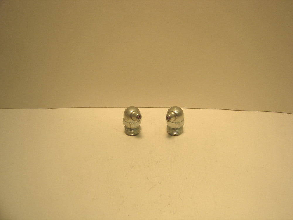 GREASE FITTING ANGLED 1/4" MALE NPT, STEEL ( LOT OF 2 ) NEW NO BOX