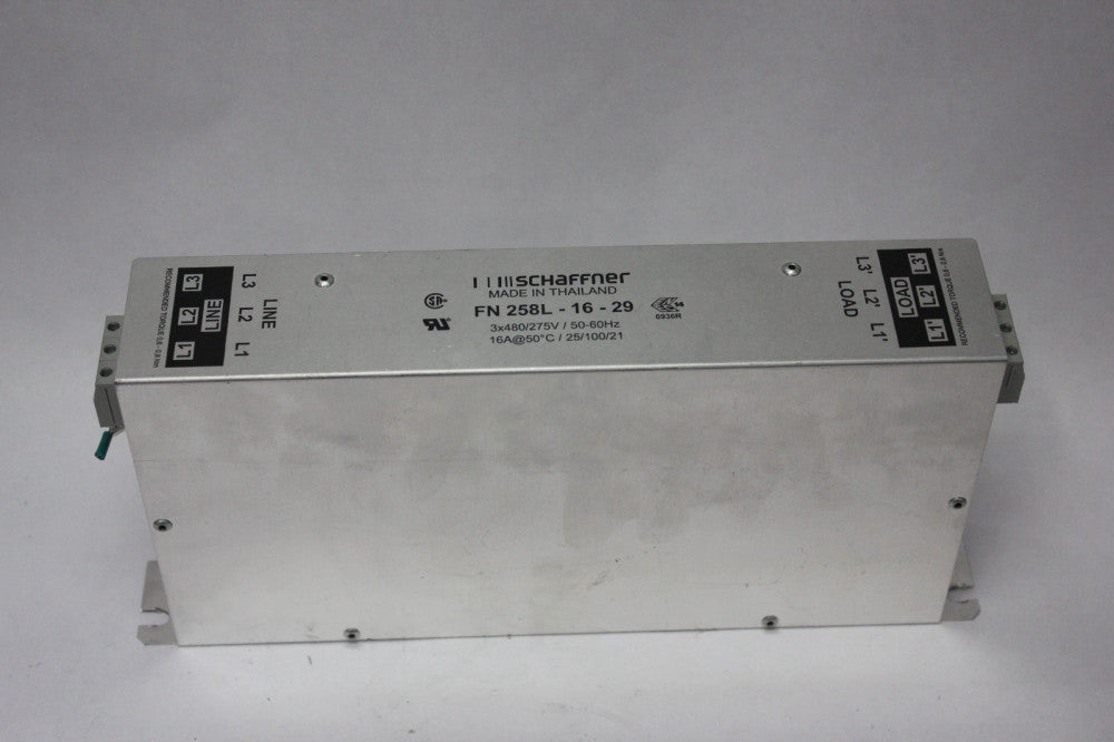 Schaffner FN 258L-16-29 16A Power Line Filter 