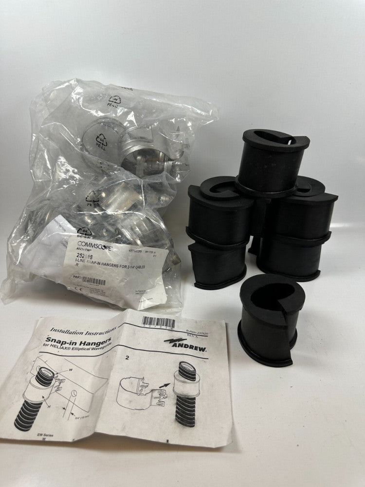 CommScope Andrew I-Line Snap-in Hangers For 2-1/4" Cable PN 252118 NEW Fast Ship