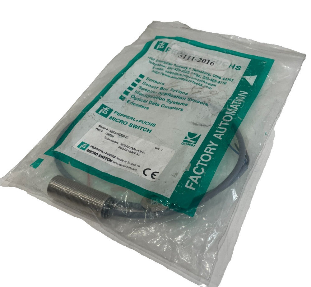 NEW PEPPERL+FUCHS NBB5-18GM50-E0 INDUCTIVE SENSOR 083994 NBB518GM50E0