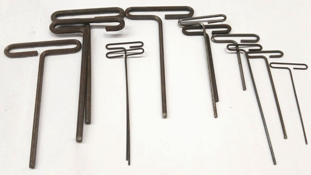 ALLEN WRENCHES   ASSORTED LOT OF 12 STEEL