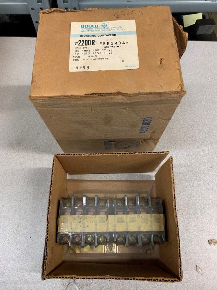 NEW IN BOX GOULD CONTACTOR 2200R-EBR340A