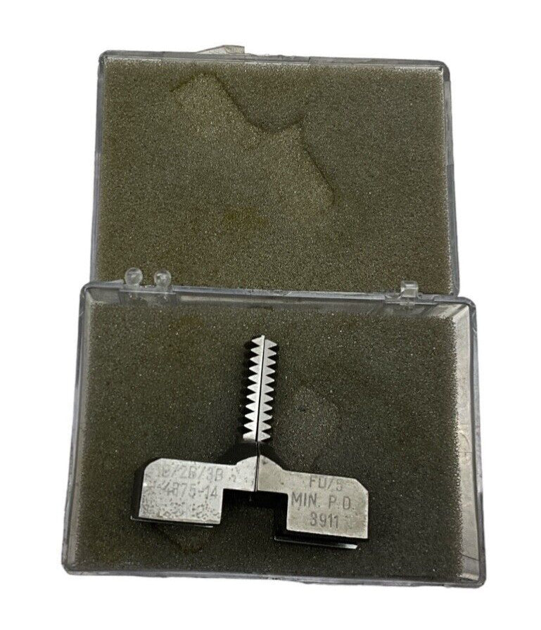 JOHNSON GAGE  .4375-14 UNC  .3911  FD/5   Thread Gage / Comparator Segments