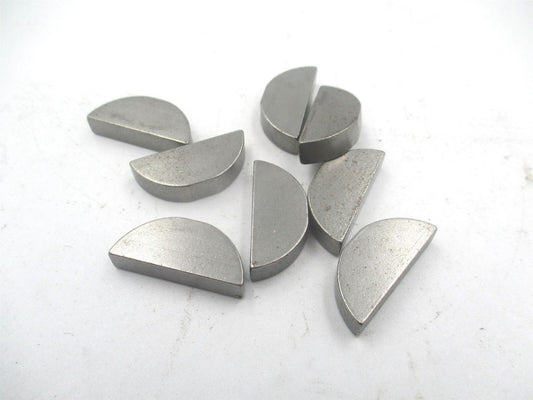 (SH708) #708 7/32 x 1" OAL Woodruff Key - Lot of 8