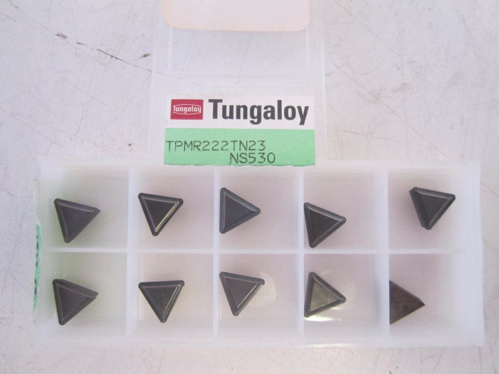 Tungaloy (5386679) TPMR222-TN23 NS530 Carbide Turning Inserts Pack Of 10