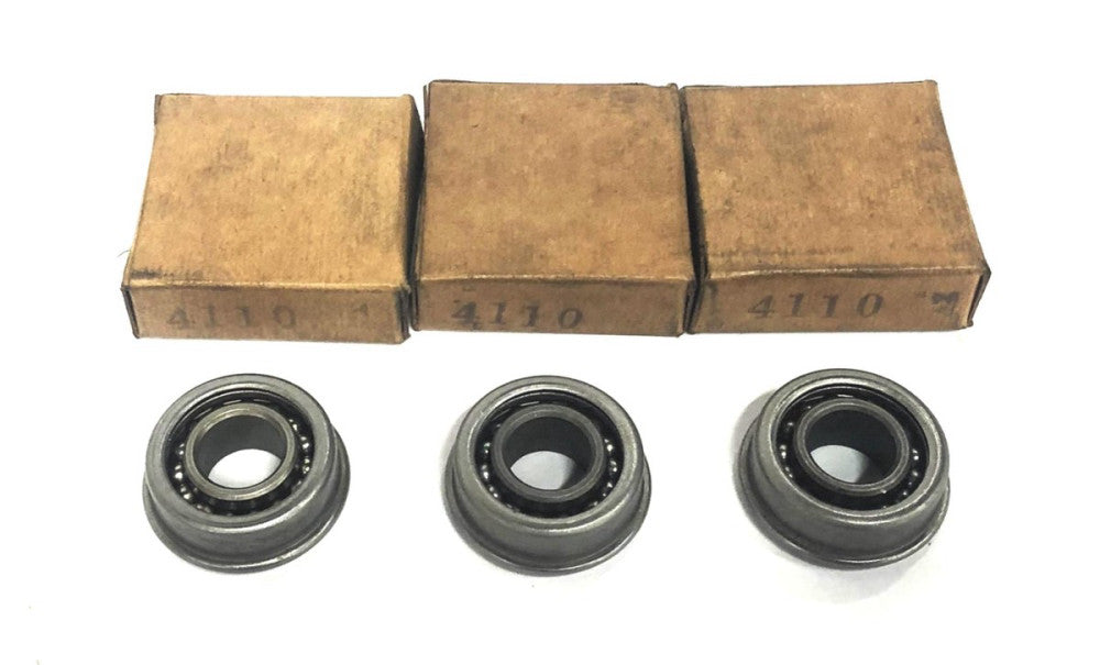Bower 11.4MM ID 29.8MM OD Ball Bearing 4110 [Lot of 3] NOS