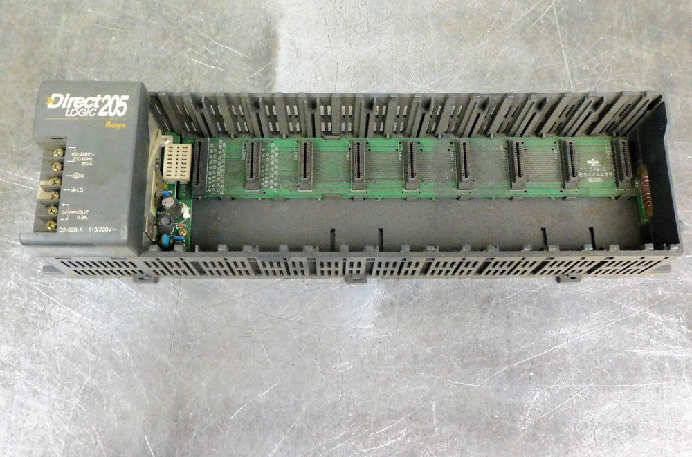 Automation Direct D2-09B-1 Direct Logic Koyo PLC I/O Chassis Base Rack 110/220V