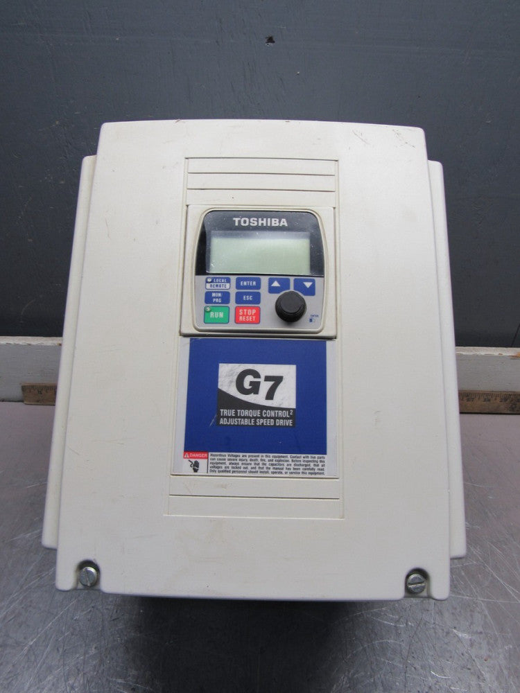 TOSHIBA G7 TRANSISTOR INVERTER DRIVE VT130G7U422 20HP 460V 3PH 30A NICE TAKEOUT