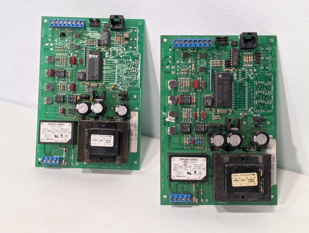 Target Machines A9642-0198 control board REV C, 14A-20-1492 transformer ONX-05C