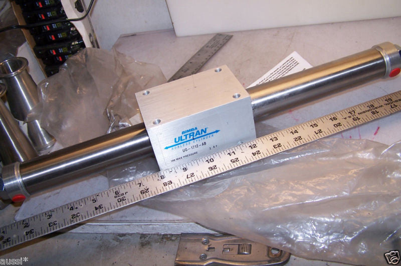 NEW BIMBA ULTRAN DOUBLE ACTING UG-1712-AB RODLESS CYLINDER 1.5" BORE 6.5 STROKE