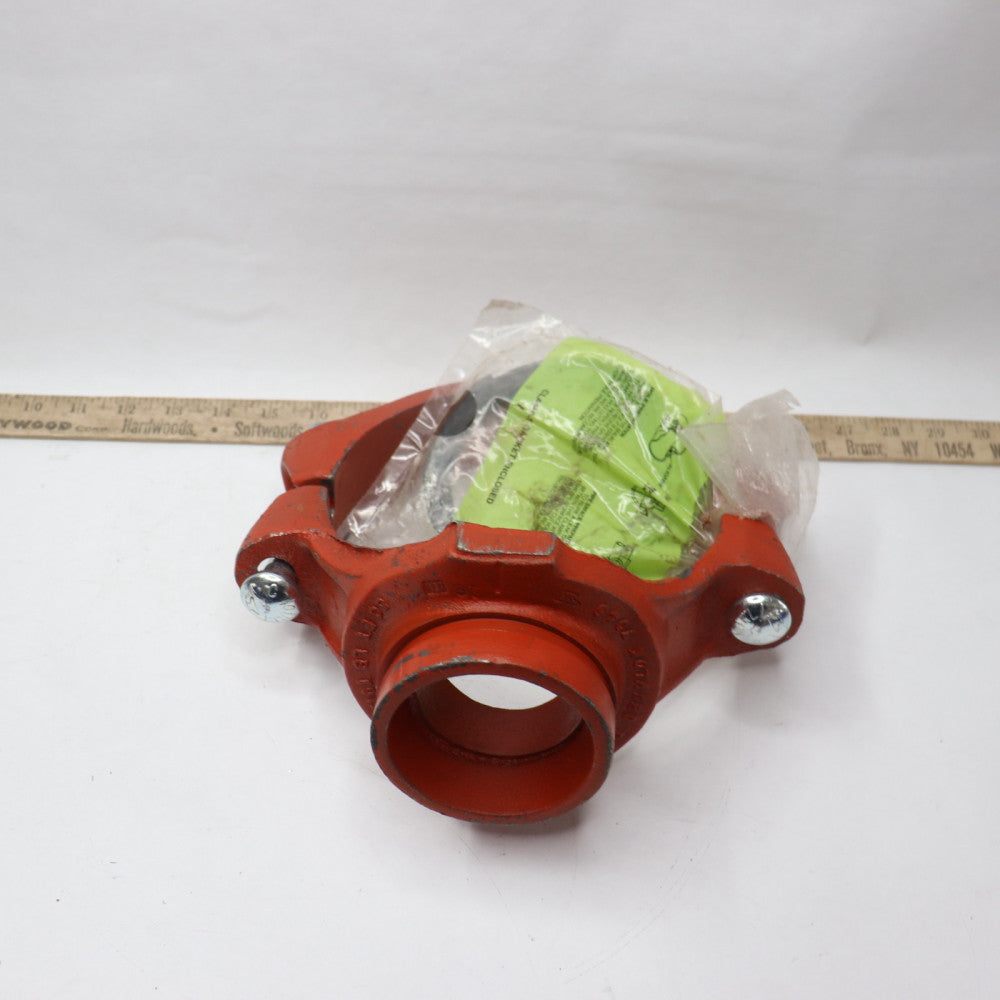 Gruvlok Cross Clamp-T Grooved Ductile Iron Painted 6" x 3" x 3" 7048