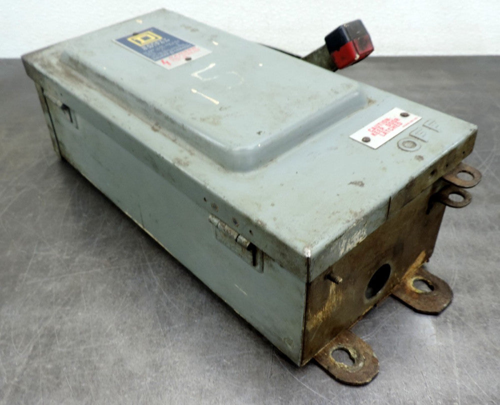 Square D Fusible Safety Switch H-361-AWK with (3) FRS-R-4 Dual Element Fuses