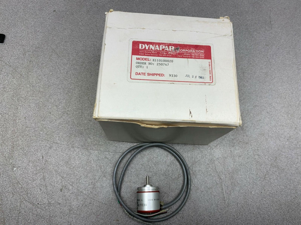 NEW IN BOX DYNAPAR PART E110100020