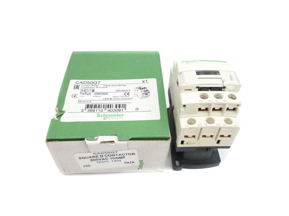 SCHNEIDER ELECTRIC CAD50G7 10A 120V NSMP
