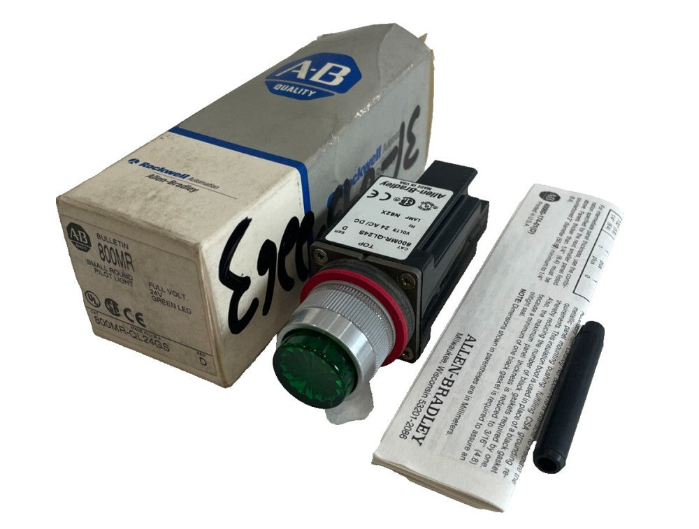 A / B 800MR-QL24GS PILOT LIGHT SER. D 800MRQL24S  800MRQL24GS NEW, SURPLUS