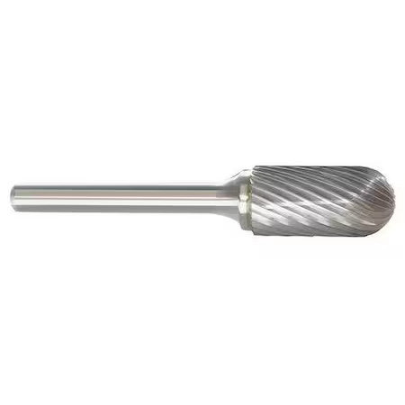 Zoro Select 310-001068C Carbide Bur,Radius End,3/16 In,1/4 Shank