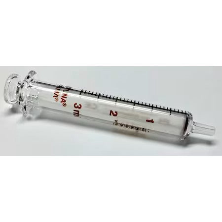 Fortuna 7.102-29 Reusable Glass Syringe,Glass Luer,3 Ml