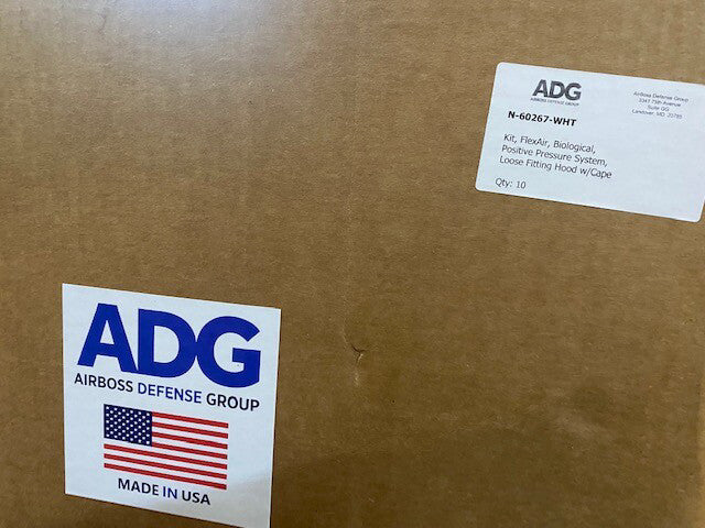 (10 Pack) N-60267-WHT Air Boss™ Defense TVI FlexAir™ PAPR Systems 