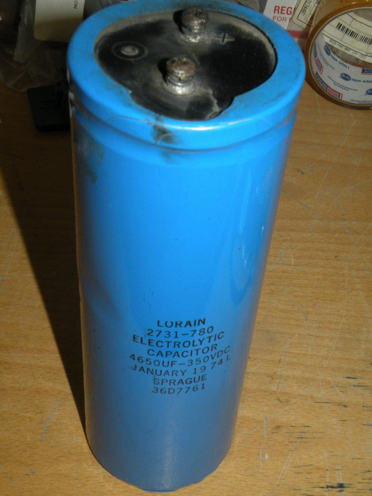 Lorain Electrolytic Capacitor 4650 uF 350VDC 2731-780