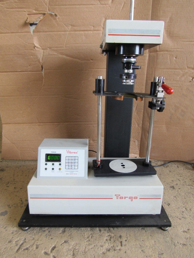 VIBRAC TORQO 1502 ELECTRONIC BOTTLE CAP TORQUE MEASURING SYSTEM 30IN.LB. USED !!