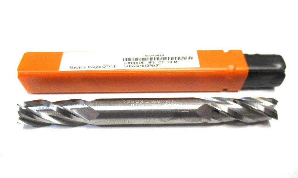 NEW (88248448) 5/16 x 5/16 x 3/4 x 3 4-Flute CC DE RH Carbide Square End Mill