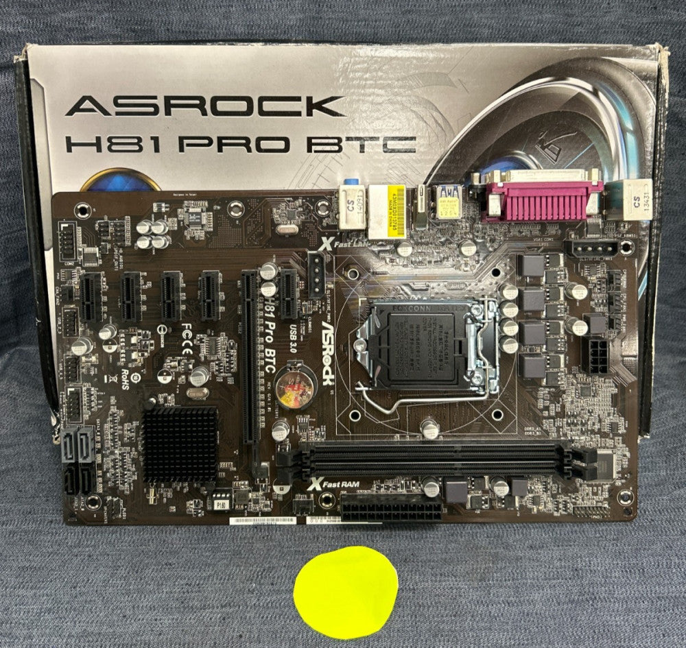ASROCK H81 PRO BTC MOTHERBOARD INTEL DDR3 LGA 1150 ATX