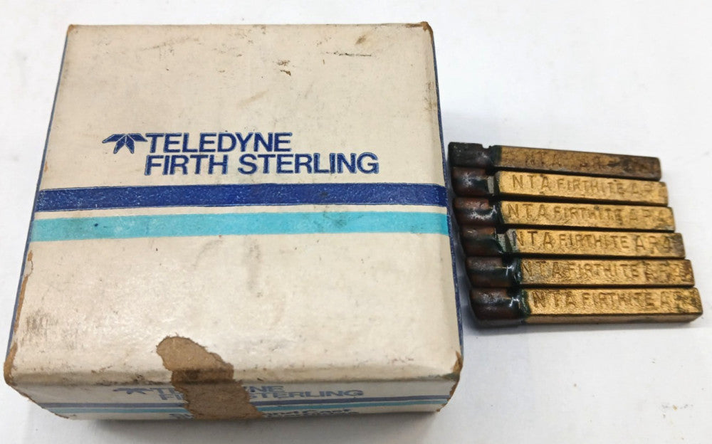TELEDYNE FIRTH STERLING BRAZED TOOL BIT NTA FIRHITE AR4  SHANK 1/4 IN   LOT OF 6