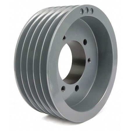 Zoro Select 5V855 7/8 In To 3-1/2 In Quick Detachable Bushed Bore 5 Groove