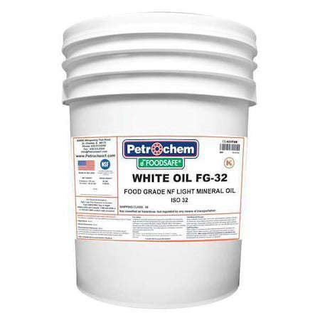 Petrochem Wo Fg-32-005 5 Gal Pail, Hydraulic Oil, 32 Iso Viscosity, 10W Sae