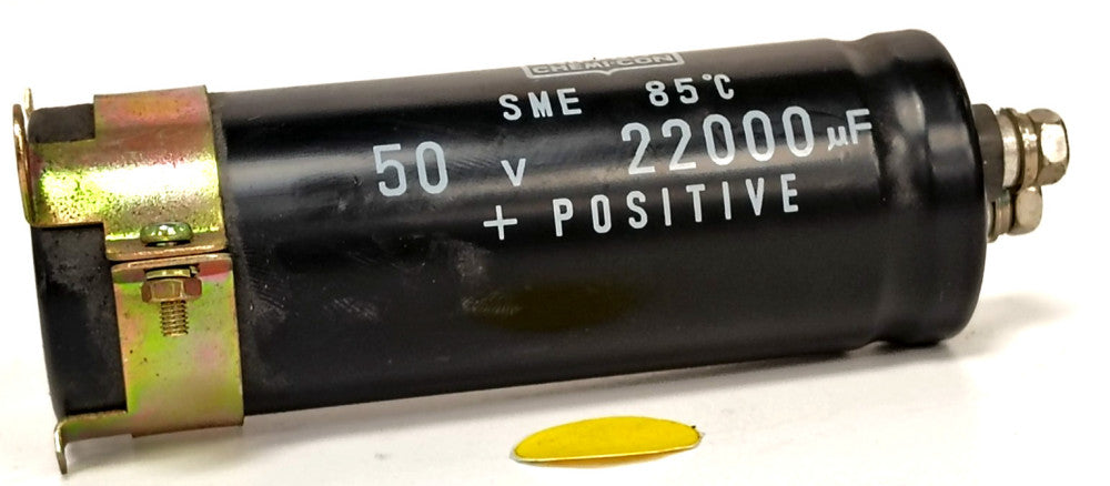 NIPPON CHEMI-CON SME POSITIVE CAPACITOR 50V 22000UF 85°C
