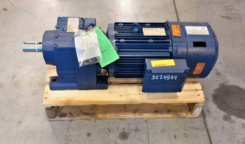 SEW Eurodrive R77-DRS132S8/4BE5HR/TH-5.31 Used Gear Motor 3ph 460V Ratio 5.31