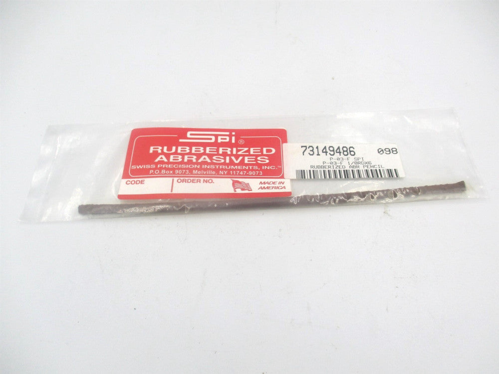 (P-03 F) 1/8″ x 6″ OAL Fine Grade Red Round Abrasive Pencil