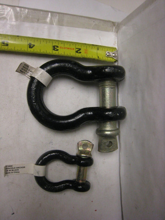 1 --Screw Pin Anchor Shackle WLL 3-1/4T 5/8" PLUS 1-3/8" Wll1T shackle Mixed 