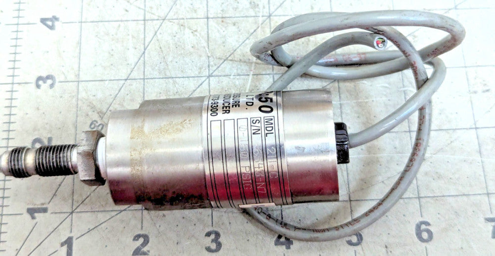 GP: 50 Model 211 Industrial Grade Pressure Transducer 0~150 PSIG [C9S4]#10