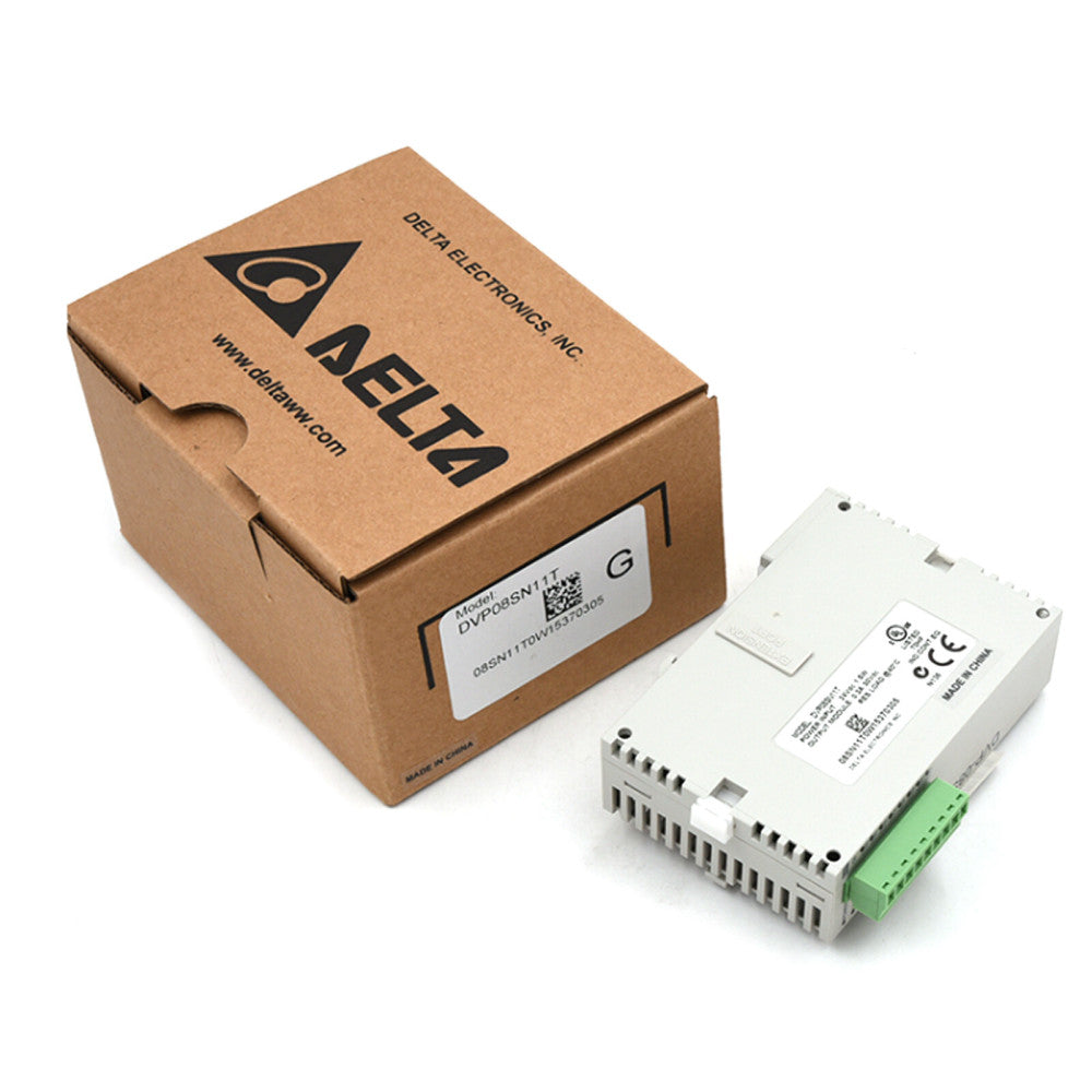 New & Genuine DELTA DVP08SN11R 8 Relay Output Module I/O Extension