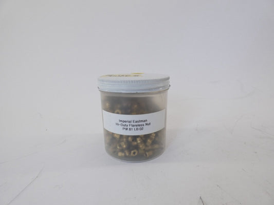 *Lot of 150* Imperial Eastman 81-LB 02 Hi-Duty Flareless Nut - NEW Surplus!