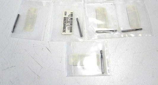 1/8" x 1-1/2" x 1/8" x 2" OAL Single Cut Carbide Inverted Cone Burs - Lot of 5 