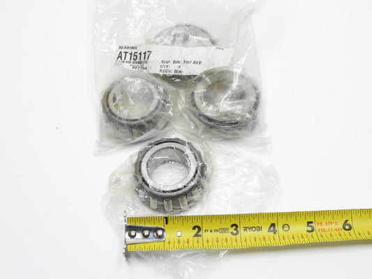 (Lot of 4) Koyo 15117 Tapered Roller Bearing  AT15117 Japan