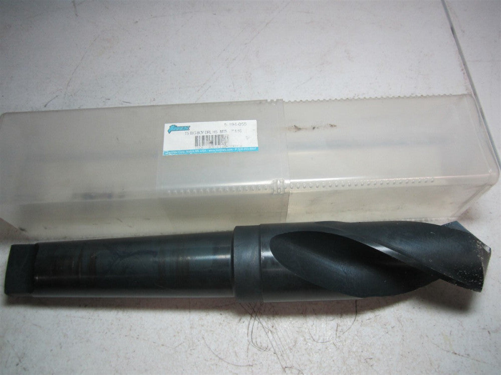 TMX (5-194-055) 2-1/16" Diam MT5 Taper Shank HSS Big Boy Drill