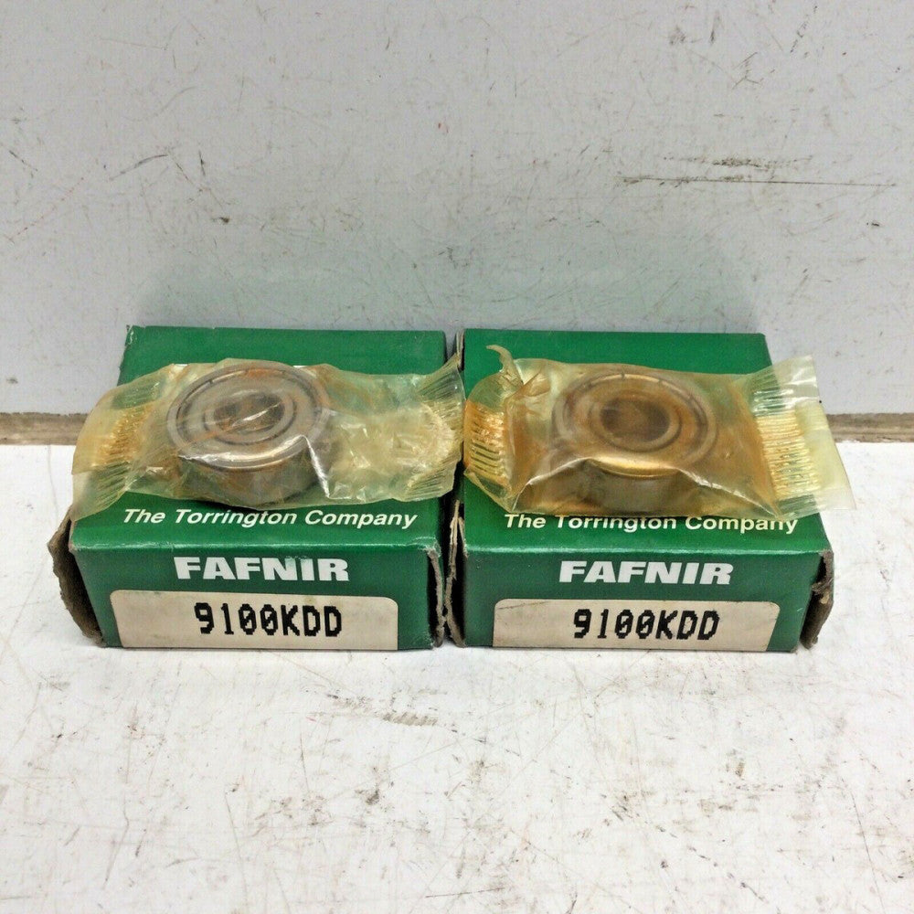 FAFNIR / TIMKEN 9100KDD Single Row Ball Bearing (LOT of 2) P9100KDD Z1