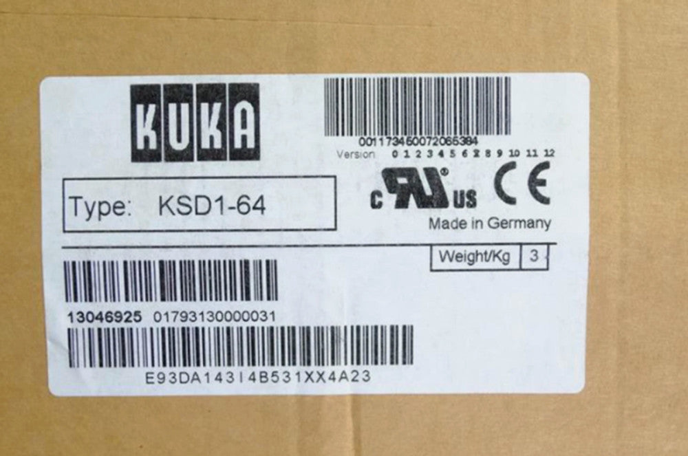 One Brand New KUKA KSD1-64 Servo Drive