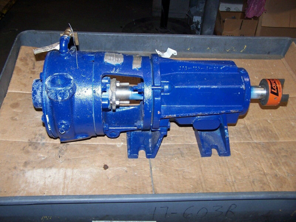 CARVER 1" X 1-1/4"/ 4X6LA CENTRIFUGAL PUMP 20 GPM TDH 107 FT 3500 RPM 2 HP 