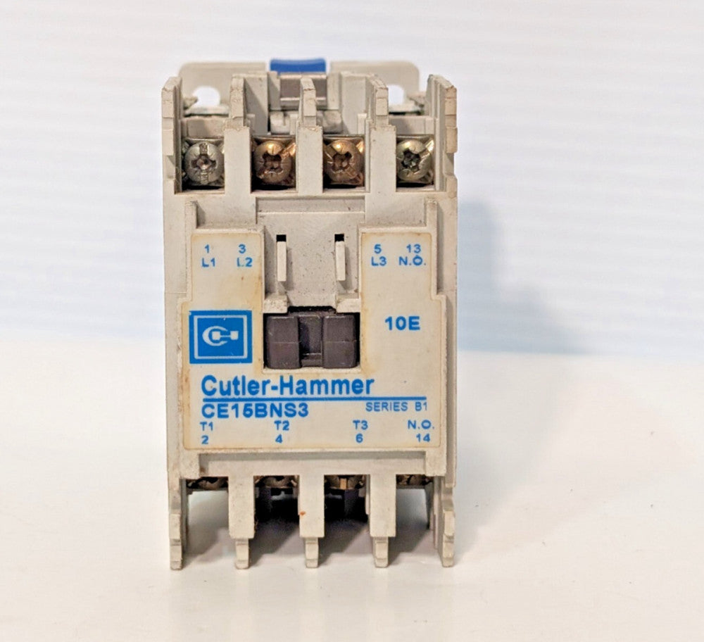 Cutler Hammer CE15BNS3 Contactor, Series B1, with 9-2875-1 110/120V Coil
