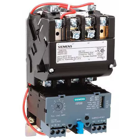 Siemens 14Bub32ad Nonreversing Nema Magnetic Motor Starter, No Enclosure Nema
