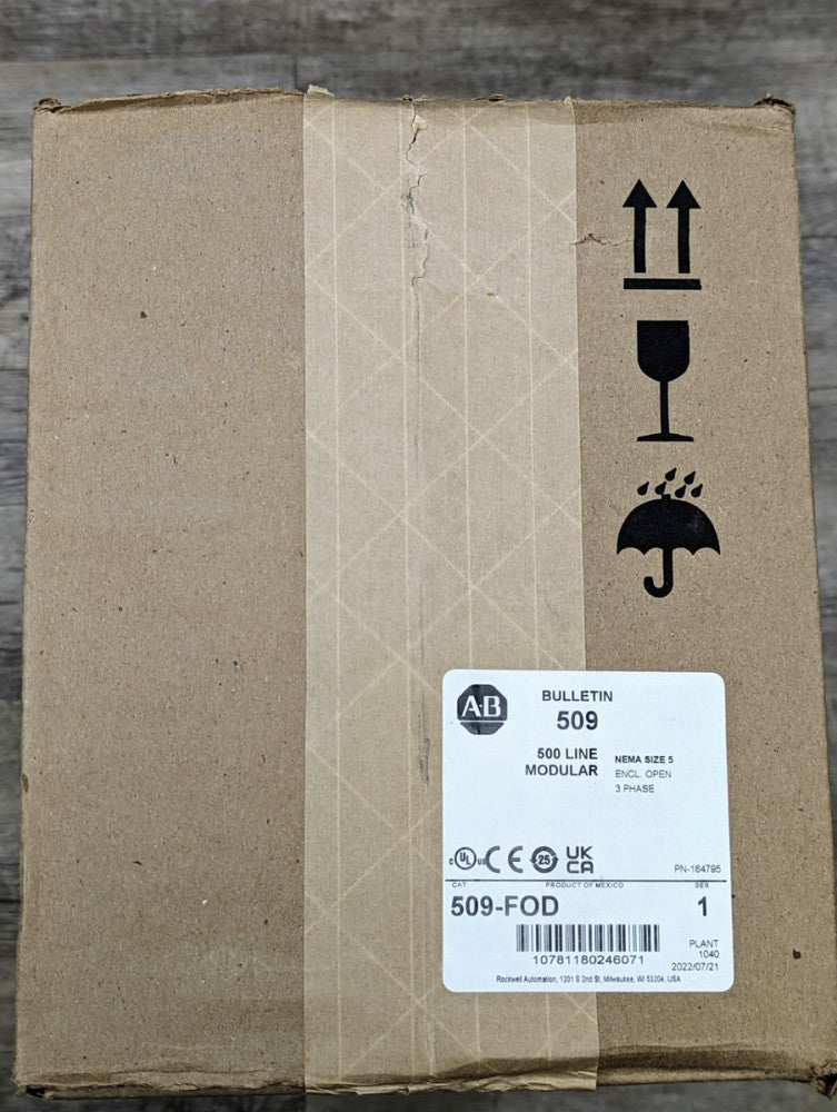 Allen Bradley 509-FOD Size 5 120V Open Starter NEW IN BOX USA
