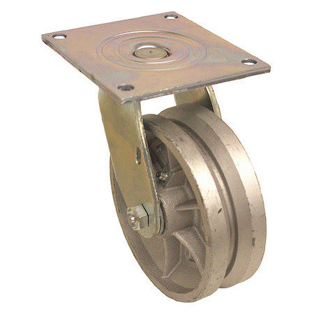 Zoro Select P21s-C060r-15-Vg1 Plate Caster,1000 Lb. Ld Rating,Roller
