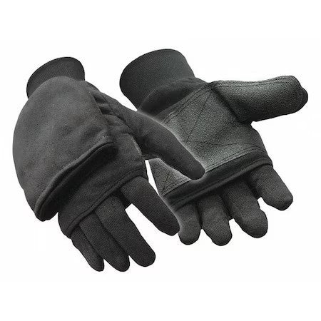 Refrigiwear 0404Rblkxlg Cold Protection Mitt Gloves, Reinforced Pvc Palm Patch