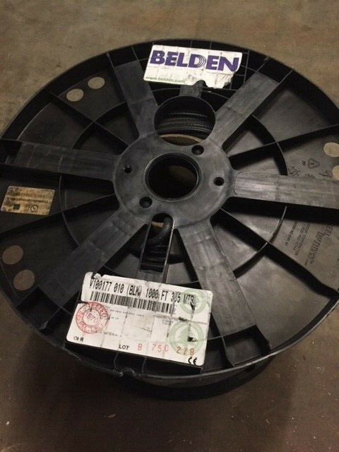 (1000 Ft) Belden V100177 010 305MTR Head End Coax Cable, Black (NEW)