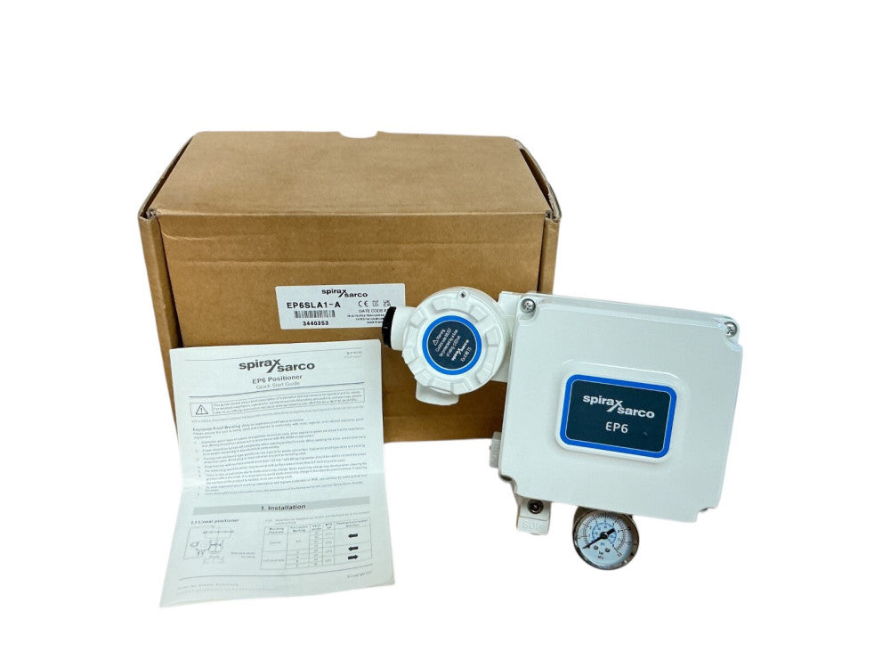 Spirax Sarco EP6 SLA1-A Electro-Pneumatic Valve Positioner 4-20mA, IP66, ATEX
